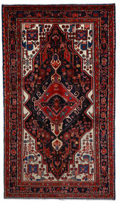  Persian Hamadan Rug 164X289 Dark Pink/Red (Wool, Persia/Iran)