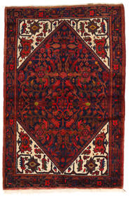  Zanjan Rug 143X215 Authentic
 Oriental Handknotted Dark Red/Black (Wool, Persia/Iran)