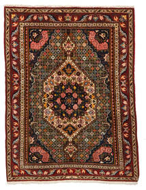  Bakhtiari Collectible Rug 105X138 Authentic
 Oriental Handknotted Dark Red/Dark Brown (Wool, Persia/Iran)