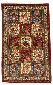  Bakhtiari Collectible Rug 105X168 Authentic
 Oriental Handknotted Dark Brown/Dark Red (Wool, Persia/Iran)