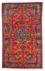  Nahavand Old Rug 150X240 Authentic
 Oriental Handknotted Dark Red/Dark Blue (Wool, Persia/Iran)
