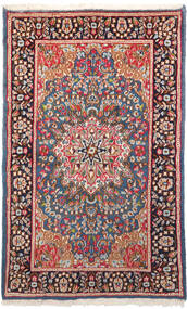  Kerman Rug 94X153 Authentic
 Oriental Handknotted Dark Red/Dark Grey (Wool, Persia/Iran)
