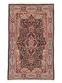  Kerman Rug 125X207 Authentic
 Oriental Handknotted Dark Grey/Dark Red (Wool, Persia/Iran)