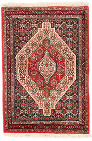  Senneh Rug 72X105 Authentic Oriental Handknotted Dark Brown/Dark Red (Wool, Persia/Iran)