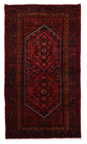  Zanjan Rug 130X233 Authentic
 Oriental Handknotted Dark Brown/Crimson Red (Wool, Persia/Iran)