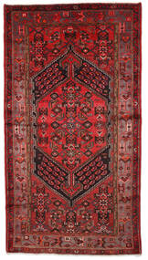  Zanjan Rug 130X244 Authentic
 Oriental Handknotted Dark Red/Dark Brown (Wool, Persia/Iran)