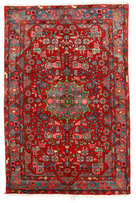  Nahavand Old Rug 158X234 Authentic
 Oriental Handknotted Dark Red/Rust Red (Wool, Persia/Iran)