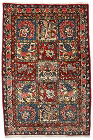  Bakhtiari Collectible Rug 107X156 Authentic
 Oriental Handknotted Dark Brown/Dark Red (Wool, Persia/Iran)
