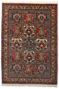  Bakhtiari Collectible Rug 108X153 Authentic
 Oriental Handknotted Black/Dark Brown (Wool, Persia/Iran)