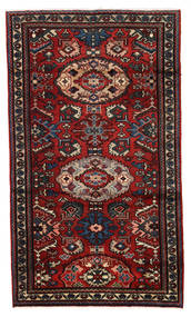  Lillian Rug 116X200 Authentic
 Oriental Handknotted Dark Red/Black (Wool, Persia/Iran)