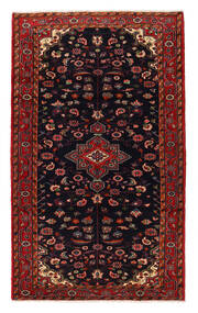  Nahavand Rug 120X200 Authentic
 Oriental Handknotted Dark Brown/Dark Red (Wool, Persia/Iran)