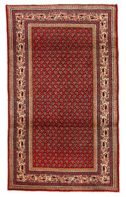  Sarouk Rug 111X197 Authentic
 Oriental Handknotted Dark Red/Dark Brown (Wool, Persia/Iran)