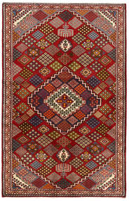  Nahavand Rug 135X212 Authentic
 Oriental Handknotted Dark Red/Dark Grey (Wool, Persia/Iran)