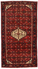  Hosseinabad Rug 118X218 Authentic
 Oriental Handknotted Dark Red/Dark Brown/Rust Red (Wool, Persia/Iran)