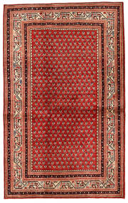  Sarouk Rug 133X214 Authentic
 Oriental Handknotted Dark Red/Rust Red (Wool, Persia/Iran)