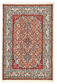  Lillian Rug 60X92 Authentic
 Oriental Handknotted Beige/Dark Brown (Wool, Persia/Iran)