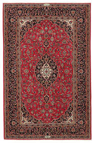  Keshan Fine Rug 141X220 Authentic
 Oriental Handknotted Red/Dark Red ()