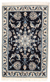  Nain Rug 60X94 Authentic
 Oriental Handknotted Dark Blue/Beige/Light Grey (Wool, Persia/Iran)