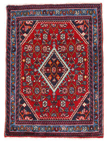  Meimeh Rug 62X84 Authentic
 Oriental Handknotted Black/Dark Red (Wool, Persia/Iran)