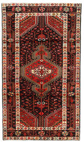  Hamadan Rug 117X202 Authentic
 Oriental Handknotted Dark Red/Dark Brown (Wool, Persia/Iran)