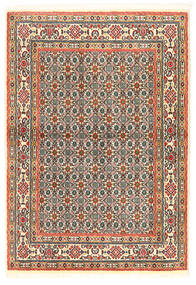  Moud Rug 97X138 Authentic Oriental Handknotted Dark Beige/Dark Grey (Wool/Silk, Persia/Iran)