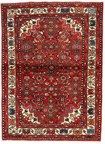 105X148 Hosseinabad Rug Rug Authentic
 Oriental Handknotted Brown/Red (Wool, Persia/Iran)