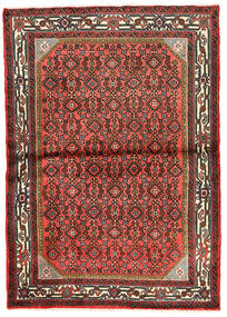 Persian Hosseinabad Rug 106X151 Red/Brown 