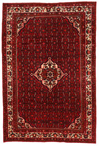  Persian Hosseinabad Rug 201X303 Red/Brown (Wool, Persia/Iran)