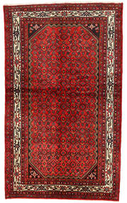  Hosseinabad Rug 132X220 Authentic
 Oriental Handknotted Dark Red/Dark Brown (Wool, Persia/Iran)