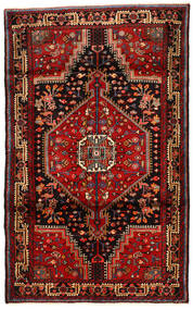  Hamadan Rug 112X182 Authentic
 Oriental Handknotted Dark Brown/Dark Red (Wool, Persia/Iran)