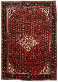 213X302 Hosseinabad Rug Oriental Brown/Red (Wool, Persia/Iran)
