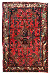  Hamadan Rug 96X152 Authentic
 Oriental Handknotted Dark Red/Black (Wool, Persia/Iran)