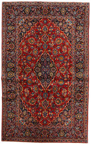  Keshan Rug 135X218 Authentic
 Oriental Handknotted Dark Red/Dark Brown (Wool, Persia/Iran)