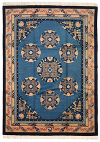  China 90 Line Rug 244X335 Authentic
 Oriental Handknotted Dark Blue/Black (Wool, China)