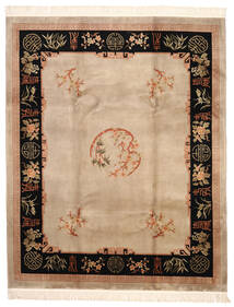  China 90 Line Rug 244X305 Authentic
 Oriental Handknotted Dark Brown/Light Brown (Wool, China)