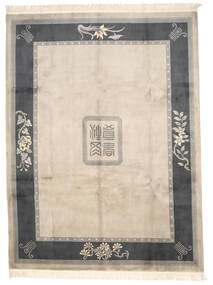  China 90 Line Rug 274X366 Authentic
 Oriental Handknotted Beige/Dark Grey Large (Wool, China)