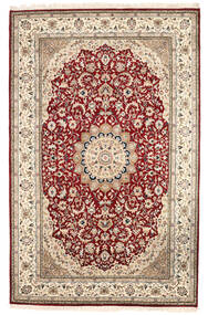  Nain Indo Rug 190X298 Authentic
 Oriental Handknotted Light Brown/Dark Brown ( India)