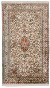  Kashmir Pure Silk Rug 95X160 Authentic Oriental Handknotted Light Brown/Brown (Silk, India)