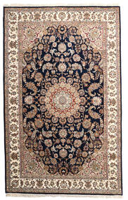  Nain Indo Rug 190X302 Authentic
 Oriental Handknotted White/Creme/Dark Blue ( India)