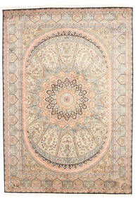  Kashmir Pure Silk Rug 171X245 Authentic
 Oriental Handknotted Yellow/Light Brown (Silk, India)