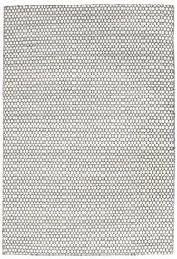  Kilim Long Stitch - Cream/Black Rug 160X230 Authentic
 Modern Handwoven Light Grey/Dark Grey (Wool, India)