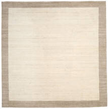  Handloom Frame - Natural/Sand Rug 300X300 Modern Square Beige/Light Grey Large (Wool, India)