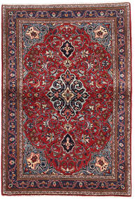  Sarouk Rug 107X158 Authentic
 Oriental Handknotted Dark Red/Light Grey (Wool, Persia/Iran)