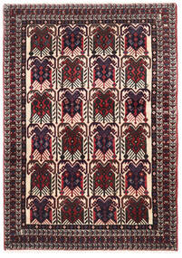  Afshar/Sirjan Rug 90X128 Authentic
 Oriental Handknotted Dark Red/Dark Brown (Wool, Persia/Iran)