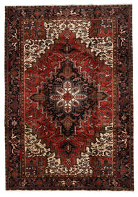  Heriz Rug 209X301 Authentic
 Oriental Handknotted Dark Red/Dark Brown (Wool, Persia/Iran)
