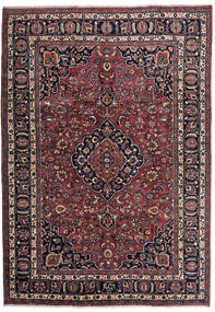  Mashad Rug 205X292 Authentic
 Oriental Handknotted Black/Dark Brown (Wool, Persia/Iran)
