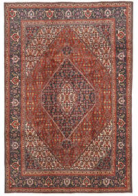  Tabriz Rug 198X293 Authentic
 Oriental Handknotted Dark Brown/Dark Red (Wool, Persia/Iran)