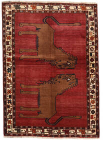 Qashqai Rug 140X200 Authentic
 Oriental Handknotted Dark Red/Dark Brown (Wool, Persia/Iran)