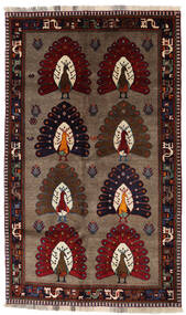  Qashqai Rug 135X224 Persian Wool Rug Dark Red/Brown Small Rug 