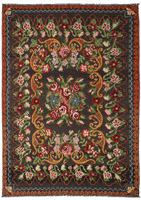  Rose Kelim Moldavia Rug 191X282 Authentic Oriental Handwoven Brown/Green (Wool, )